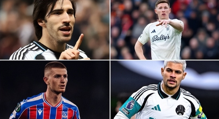 曼联中场引援加速 红魔瞄准托纳利等三大目标